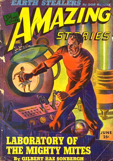Amazing Stories June 1943 magazine back issue Amazing Stories magizine back copy 