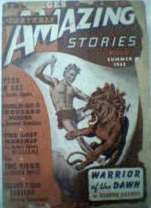 Amazing Stories Summer 1943 magazine back issue Amazing Stories magizine back copy 