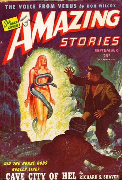 Amazing Stories September 1945 magazine back issue Amazing Stories magizine back copy 