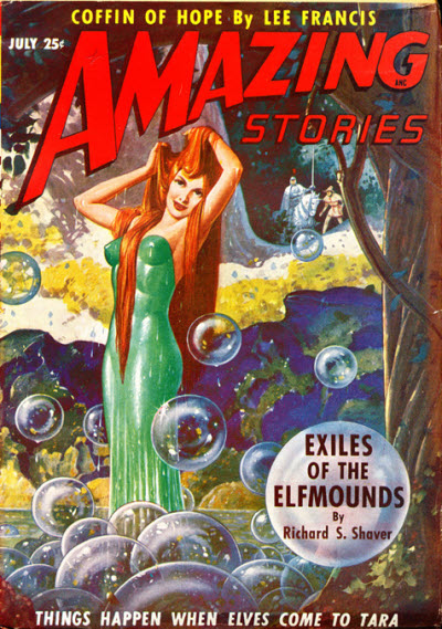 Amazing Stories July 1949 magazine back issue Amazing Stories magizine back copy 