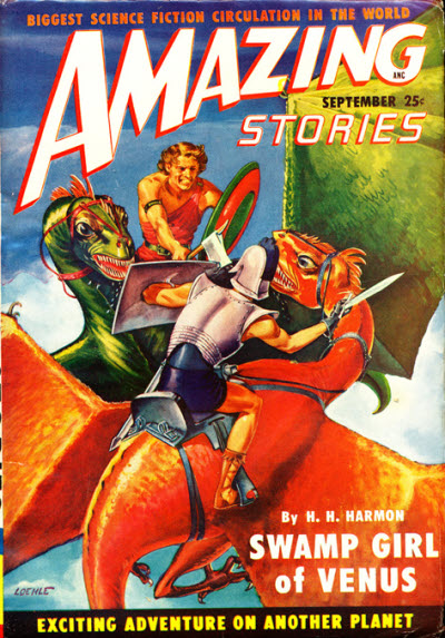 Amazing Stories September 1949 magazine back issue Amazing Stories magizine back copy 