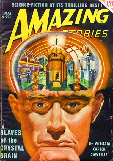Amazing Stories May 1950 magazine back issue Amazing Stories magizine back copy 