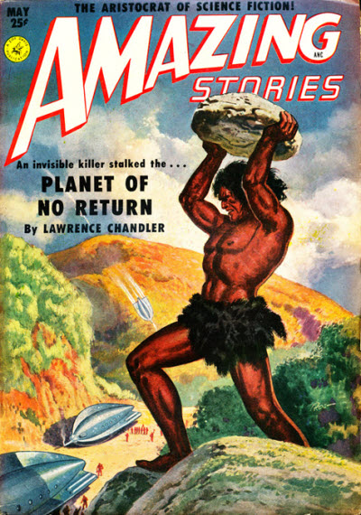 Amazing Stories May 1951 magazine back issue Amazing Stories magizine back copy 