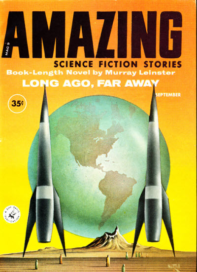 Amazing Stories September 1959 magazine back issue Amazing Stories magizine back copy 
