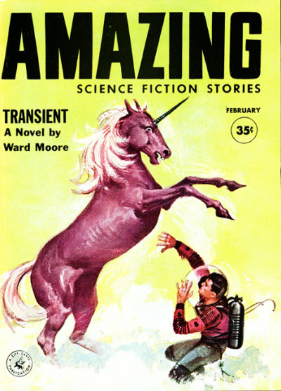 Amazing Stories February 1960 magazine back issue Amazing Stories magizine back copy 