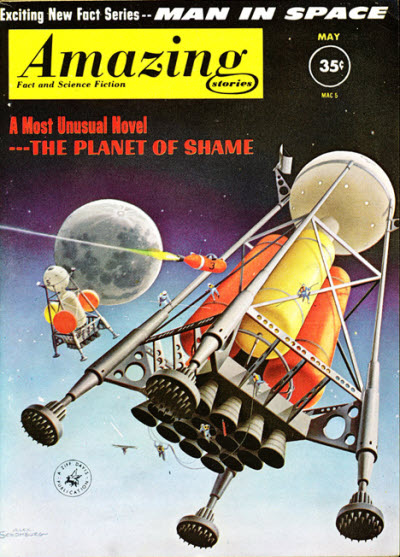 Amazing Stories May 1961 magazine back issue Amazing Stories magizine back copy 