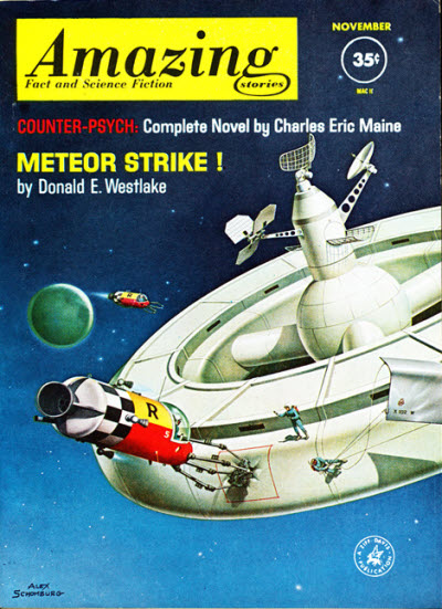 Amazing Stories November 1961 magazine back issue Amazing Stories magizine back copy 