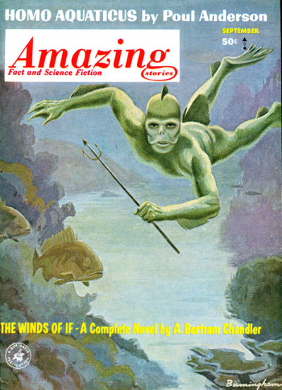 Amazing Stories September 1963 magazine back issue Amazing Stories magizine back copy 