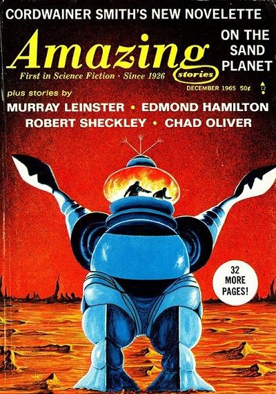 Amazing Stories December 1965 magazine back issue Amazing Stories magizine back copy 