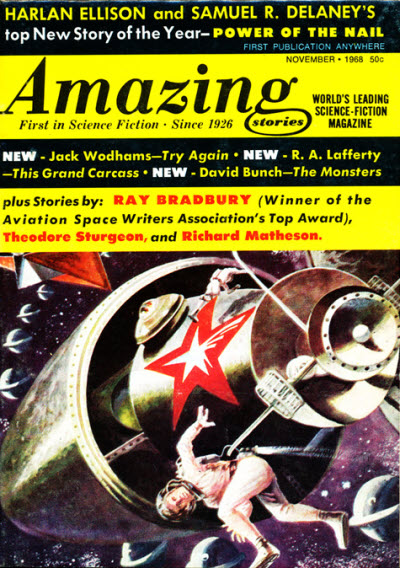 Amazing Stories November 1968 magazine back issue Amazing Stories magizine back copy 