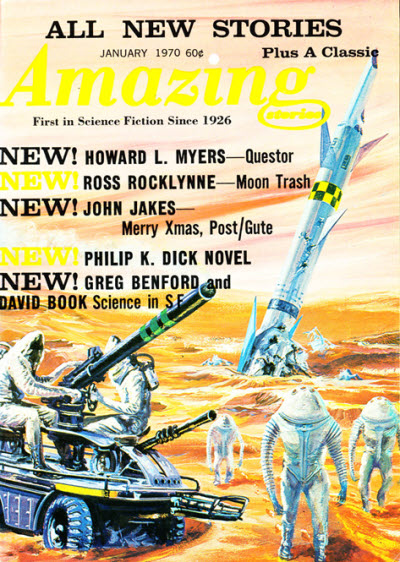 Amazing Stories January 1970 magazine back issue Amazing Stories magizine back copy 
