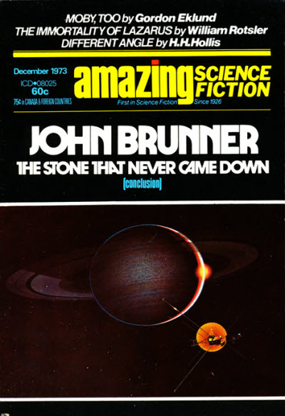 Amazing Stories December 1973 magazine back issue Amazing Stories magizine back copy 