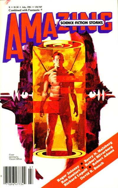 Amazing Stories July 1981 magazine back issue Amazing Stories magizine back copy 
