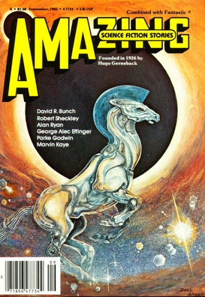 Amazing Stories September 1982 magazine back issue Amazing Stories magizine back copy 