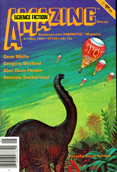 Amazing Stories May 1983 magazine back issue Amazing Stories magizine back copy 