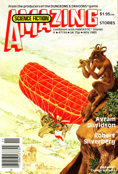 Amazing Stories November 1983 magazine back issue Amazing Stories magizine back copy 