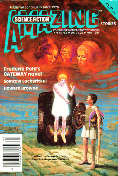 Amazing Stories May 1984 magazine back issue Amazing Stories magizine back copy 