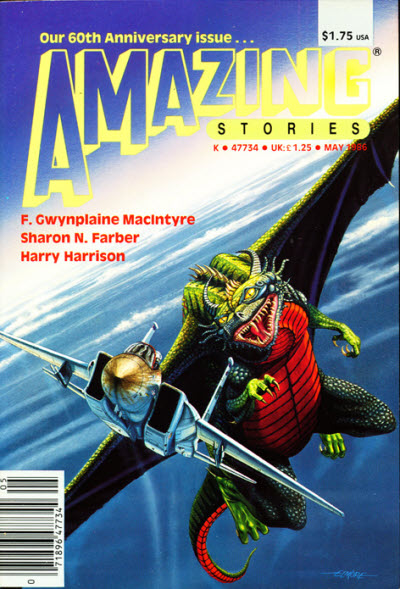 Amazing Stories May 1986 magazine back issue Amazing Stories magizine back copy 