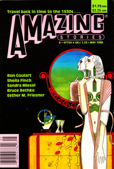 Amazing Stories May 1988 magazine back issue Amazing Stories magizine back copy 