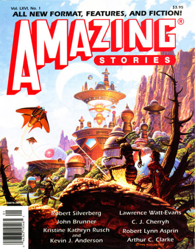 Amazing Stories May 1991 magazine back issue Amazing Stories magizine back copy 