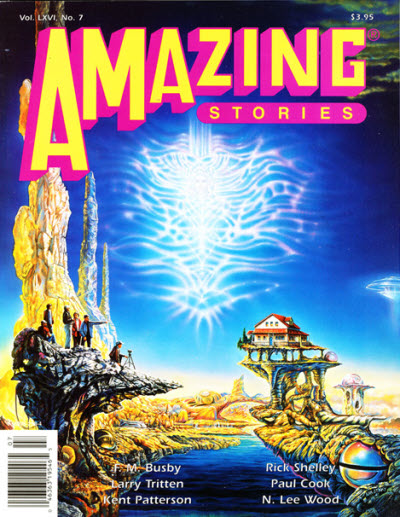 Amazing Stories November 1991 magazine back issue Amazing Stories magizine back copy 
