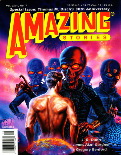 Amazing Stories October 1992 magazine back issue Amazing Stories magizine back copy 