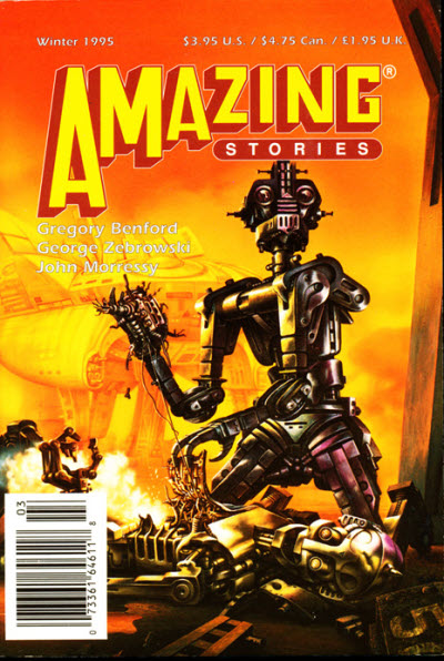 Amazing Stories Winter 1995 magazine back issue Amazing Stories magizine back copy 