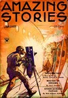Amazing Stories January 1934 magazine back issue cover image