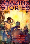 Amazing Stories January 1935 magazine back issue cover image