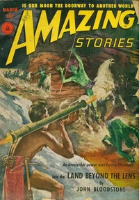 Amazing Stories March 1952 magazine back issue cover image