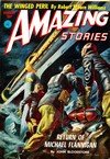Amazing Stories August 1952 magazine back issue cover image