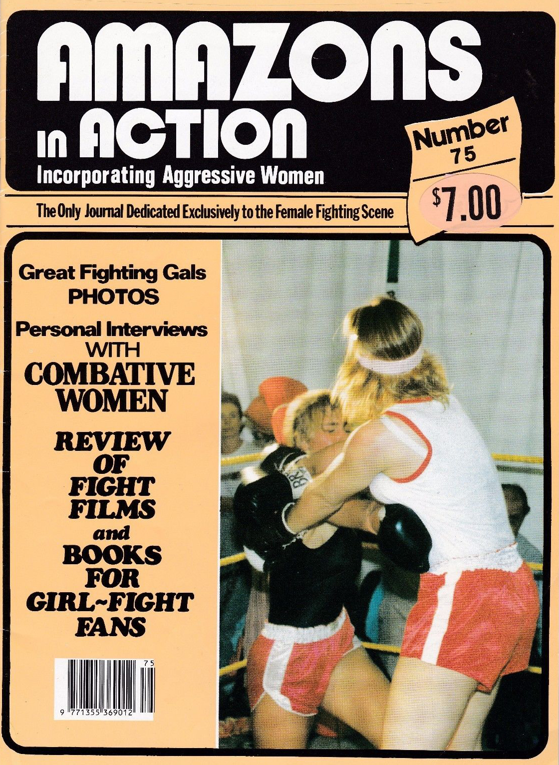 Amazons in Action # 75 magazine back issue Amazons in Action magizine back copy 