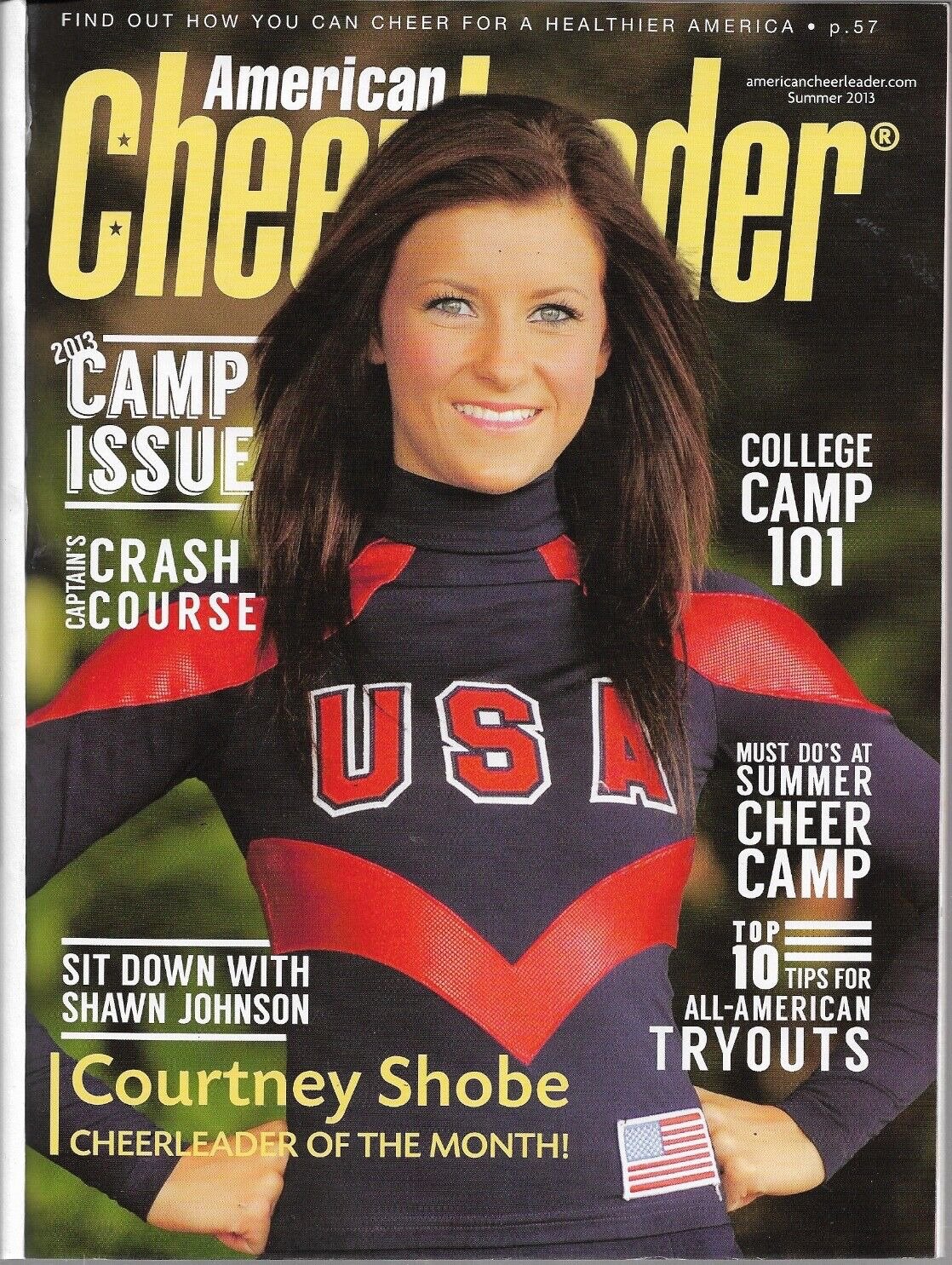 American Cheerleader Summer Magazine Back Issue Cheerlead S