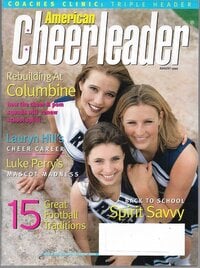 American Cheerleader August 1999 Magazine Back Copies Magizines Mags