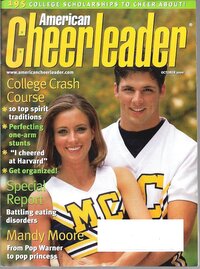 Mandy Moore magazine cover appearance American Cheerleader October 2000