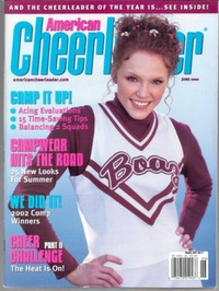 American Cheerleader June 2002 Magazine Back Copies Magizines Mags