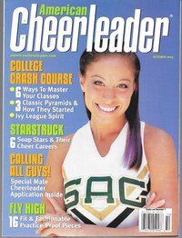 American Cheerleader October 2003 Magazine Back Copies Magizines Mags