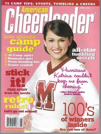 American Cheerleader June 2006 Magazine Back Copies Magizines Mags