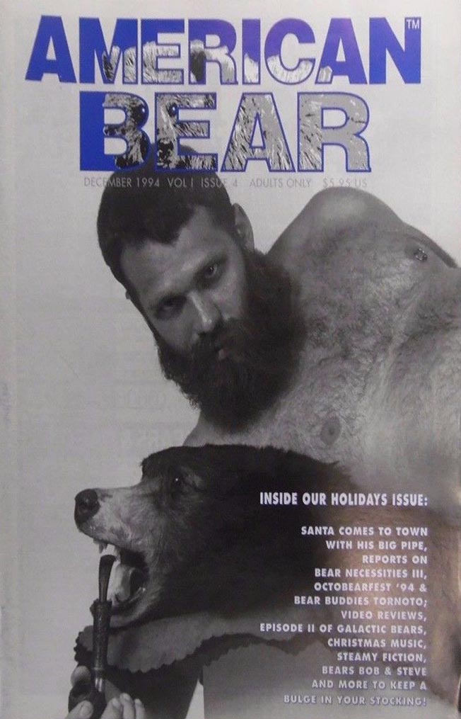 American Bear December 1994 magazine back issue American Bear magizine back copy 