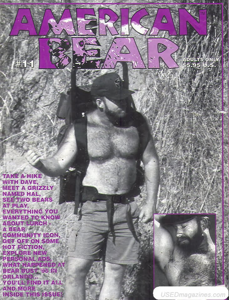 American Bear February 1996 magazine back issue American Bear magizine back copy 