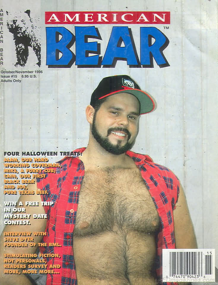 American Bear October 1996 magazine back issue American Bear magizine back copy 
