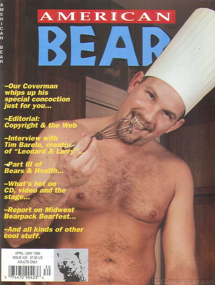 American Bear April 1999 magazine back issue American Bear magizine back copy 