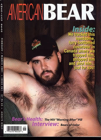 American Bear February 2001 magazine back issue American Bear magizine back copy 