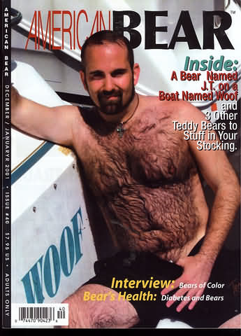 American Bear December 2001 magazine back issue American Bear magizine back copy 