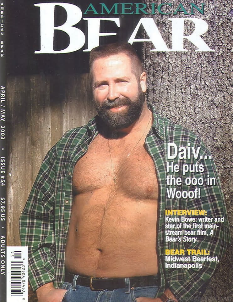 American Bear April 2003 magazine back issue American Bear magizine back copy 