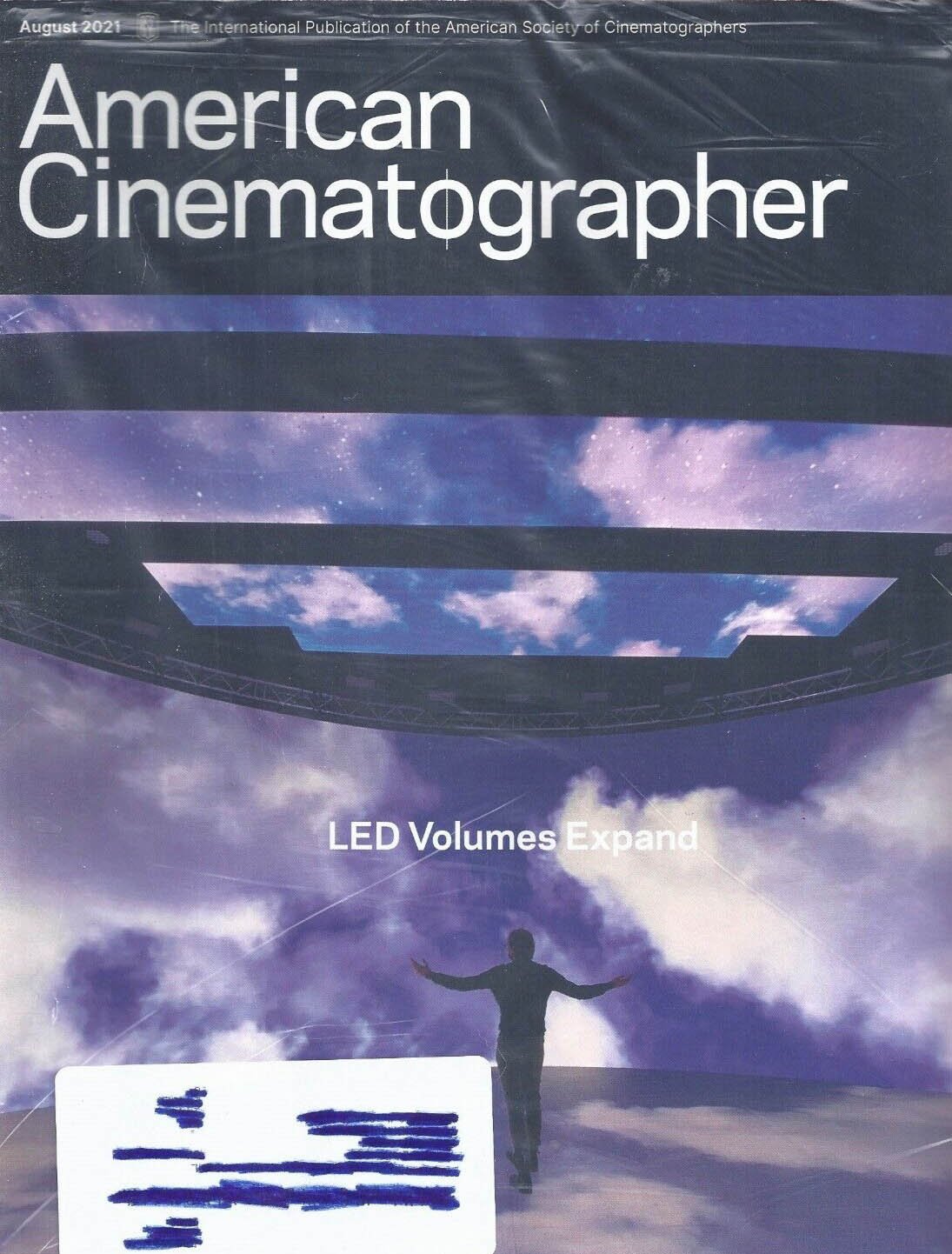 American Cinematographer August 2021 Magazine Back Issue. AC Aug