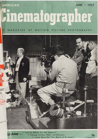American Cinematographer June 1957 Magazine Back Copies Magizines Mags