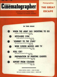 American Cinematographer June 1963 Magazine Back Copies Magizines Mags