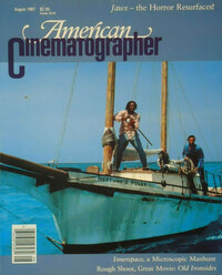 American Cinematographer August 1987 Magazine Back Copies Magizines Mags