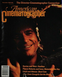 American Cinematographer November 1993 Magazine Back Copies Magizines Mags